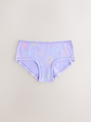 Pink/Lilac Print Hipster Briefs 5 Pack (2-16yrs) - Image 6 of 9