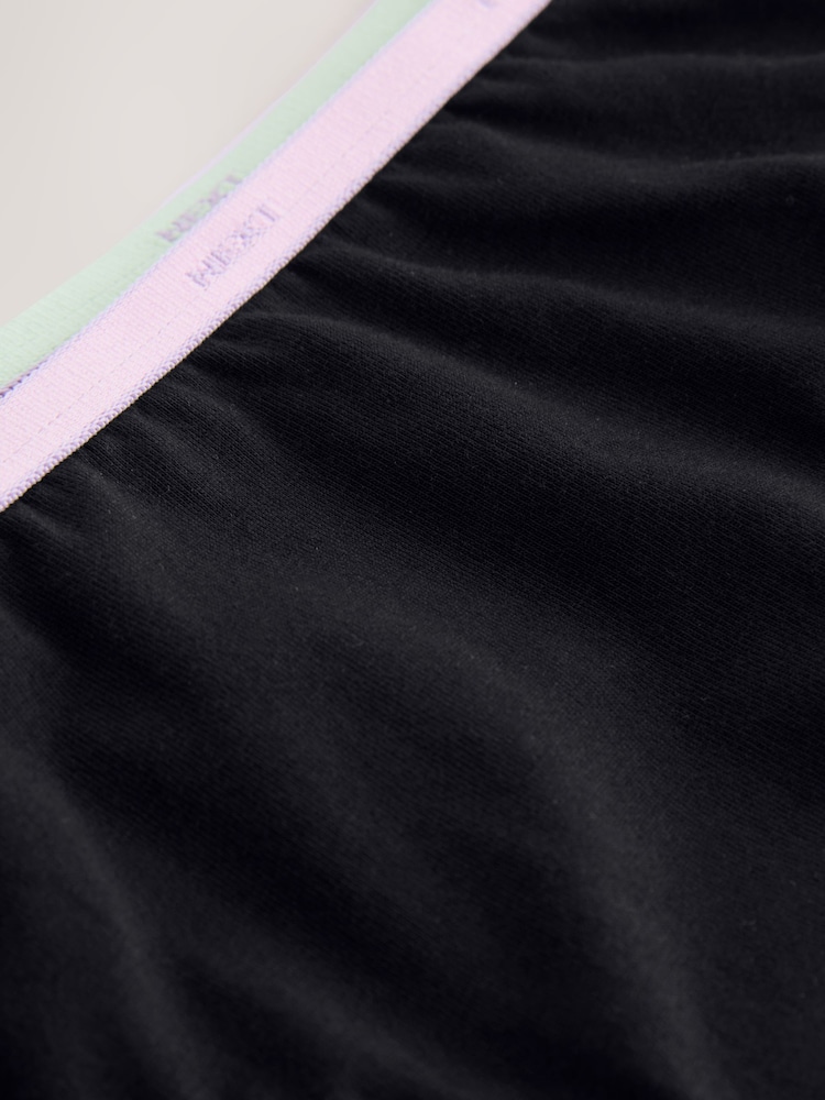 Black/ Bright Waistband Briefs 5 Pack (1.5-16yrs) - Image 8 of 8