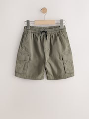 Charcoal Grey/Khaki Cargo Shorts 2 Pack (3-16yrs) - Image 6 of 9