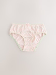 Green/Pink Ditsy Print Briefs 5 Pack (1.5-16yrs) - Image 6 of 9