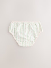Green/Pink Ditsy Print Briefs 5 Pack (1.5-16yrs) - Image 7 of 9