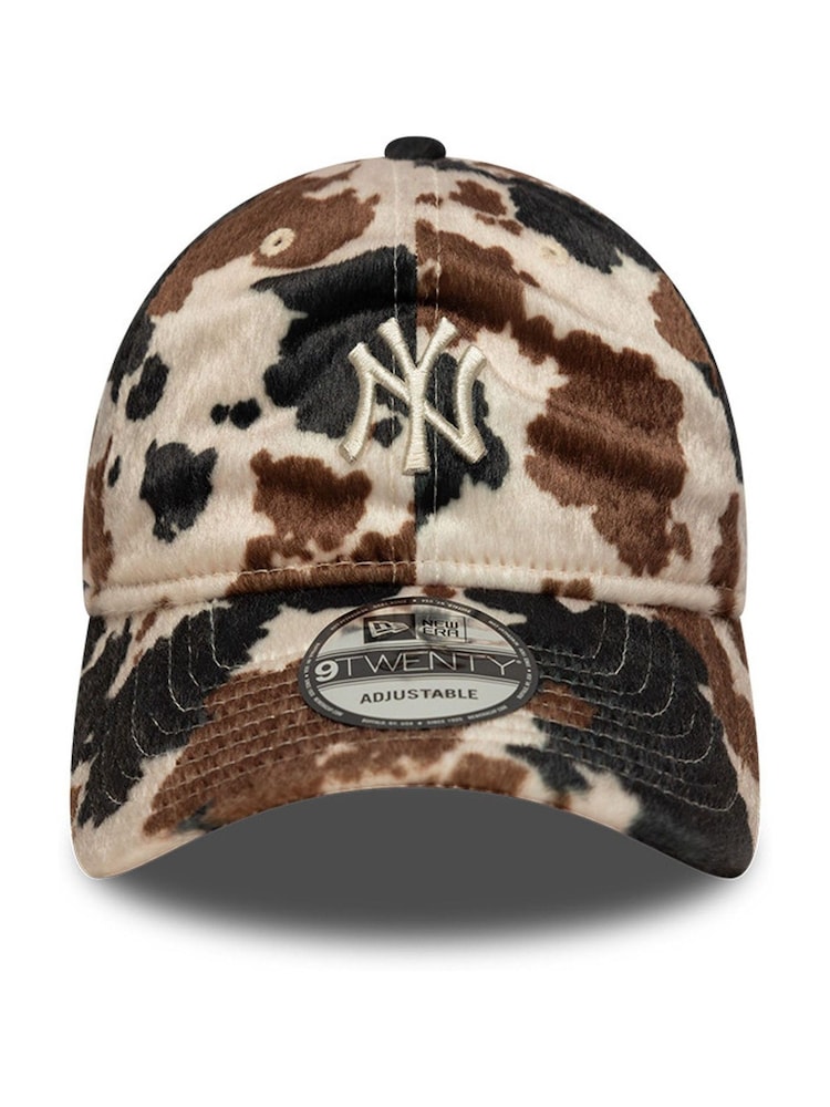 New Era Womens Faux Pony Texture Animal Print Cap - Image 1 of 7
