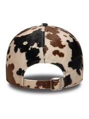 New Era Womens Faux Pony Texture Animal Print Cap - Image 2 of 7
