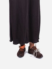 Bronx Brown Myraa Suede Sneakers - Image 2 of 10