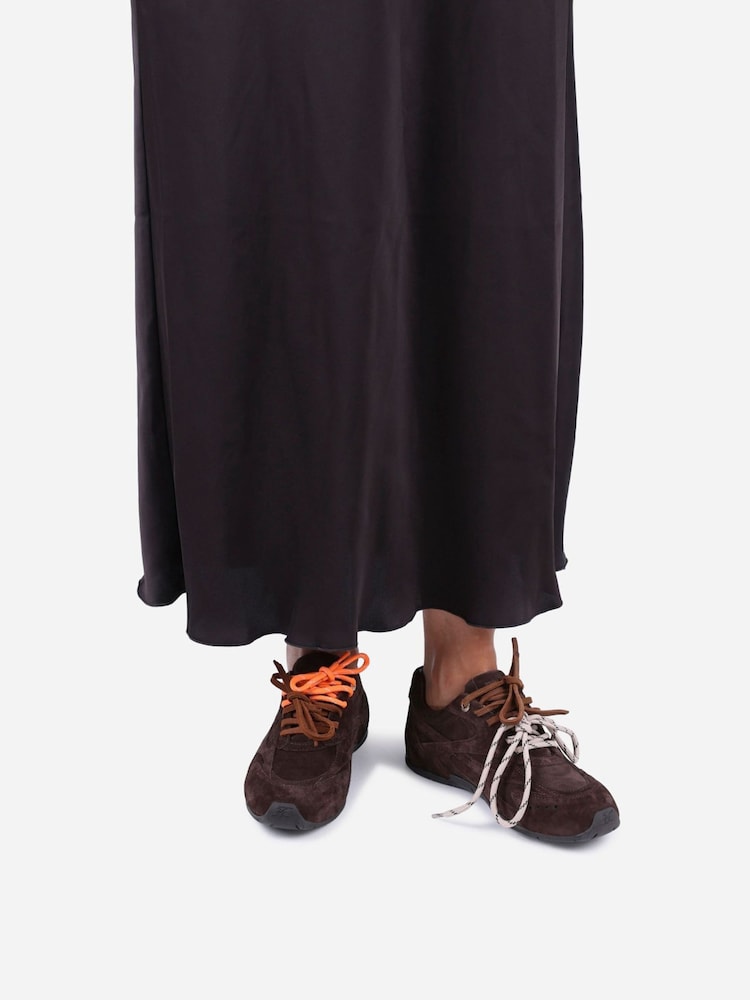 Bronx Brown Myraa Suede Sneakers - Image 2 of 10 Bronx Brown Myraa Suede Sneakers - Image 2 of 10