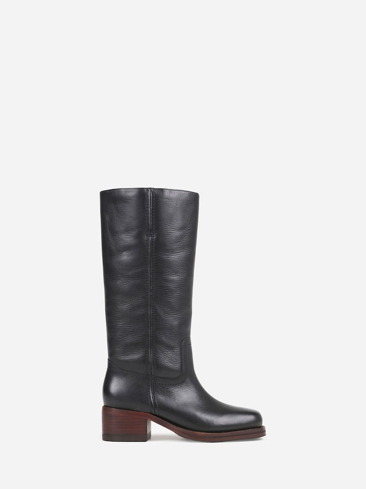Bronx Black Kyley Leather Boots - Image 1 of 6 Bronx Black Kyley Leather Boots - Image 1 of 6