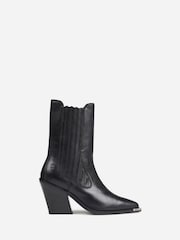 Bronx Black Next Low Kole Leather Ankle Boots - Image 3 of 6