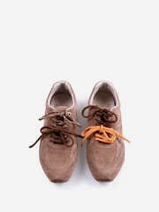 Bronx Mocha Mousse Myraa Suede Sneakers - Image 11 of 13