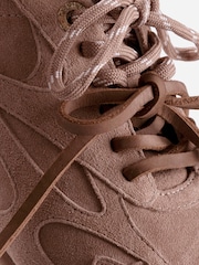 Bronx Mocha Mousse Myraa Suede Sneakers - Image 13 of 13