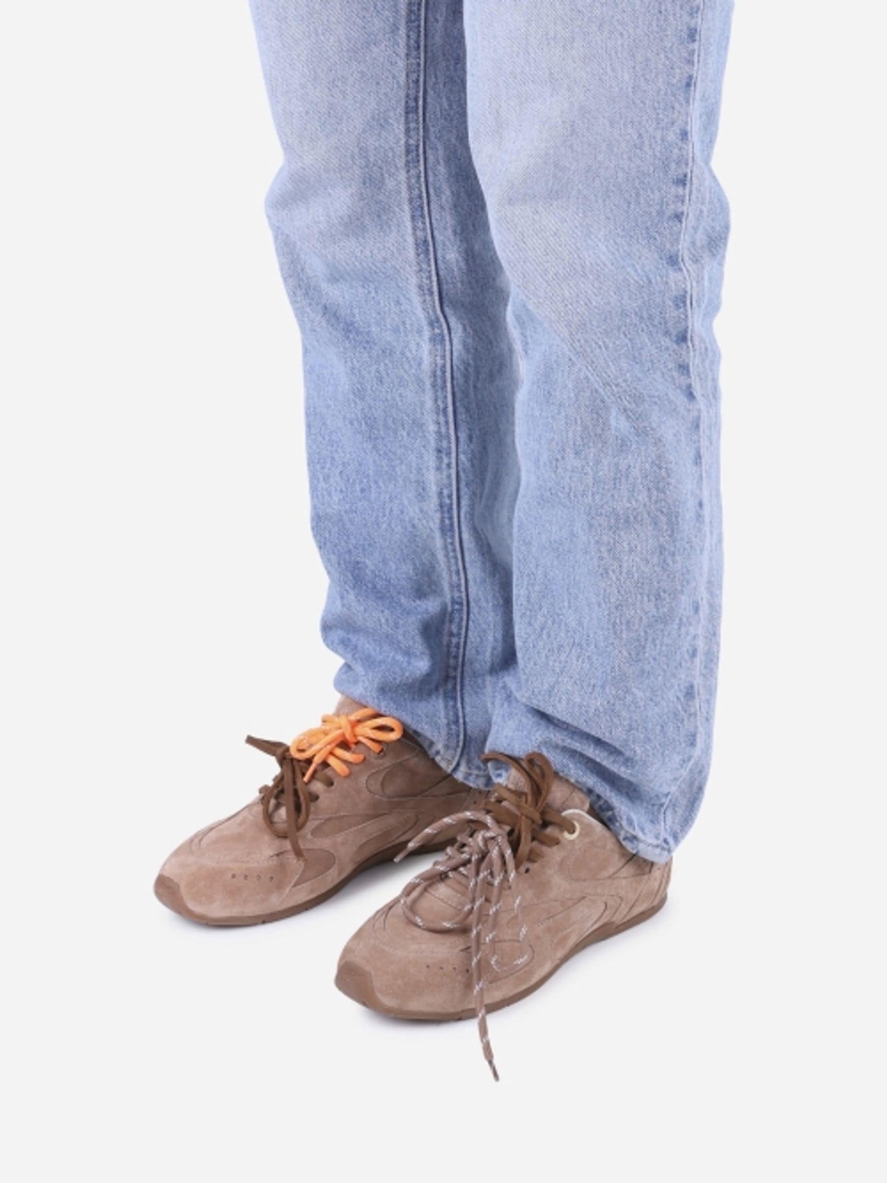 Buy Bronx Mocha Mousse Myraa Suede Sneakers from Next USA