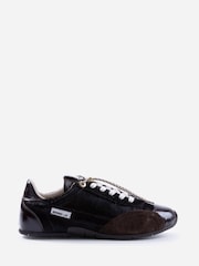 Bronx Brown Myraa Hair On Cow Sneakers - Image 2 of 4