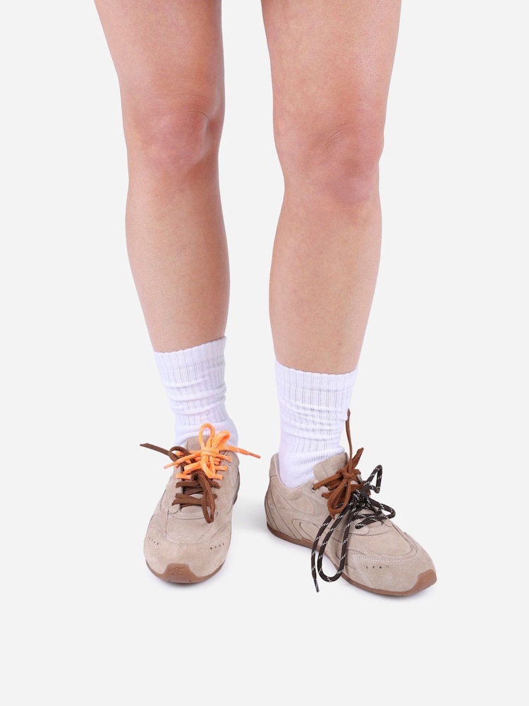 Bronx Brown Myraa Suede Sneakers - Image 2 of 9
