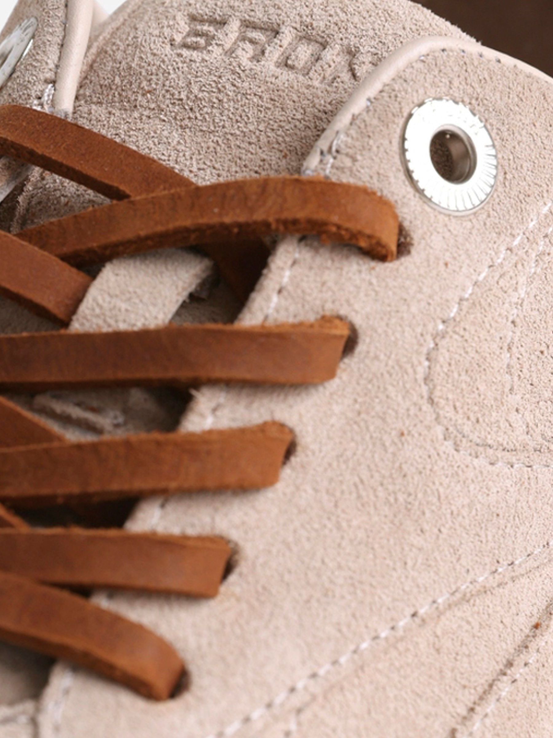 Buy Bronx Oatmilk Myraa Suede Sneakers from Next USA