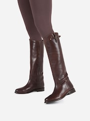 Bronx Brown Felise Leather Riding Boots - Image 1 of 6