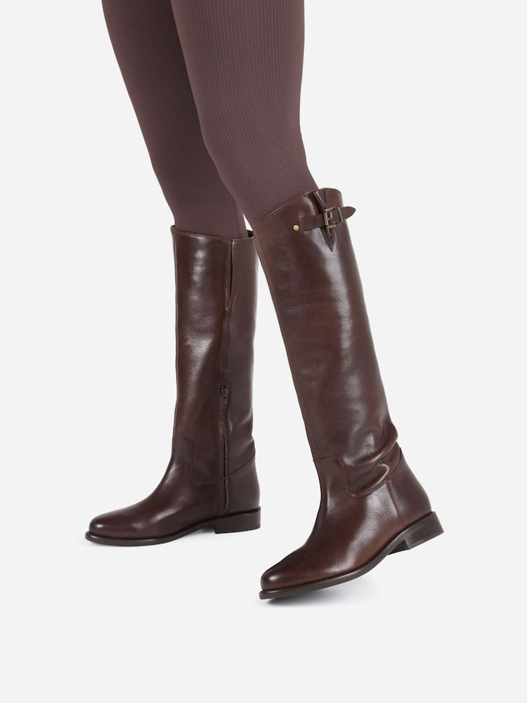 Bronx Brown Felise Leather Riding Boots - Image 1 of 6