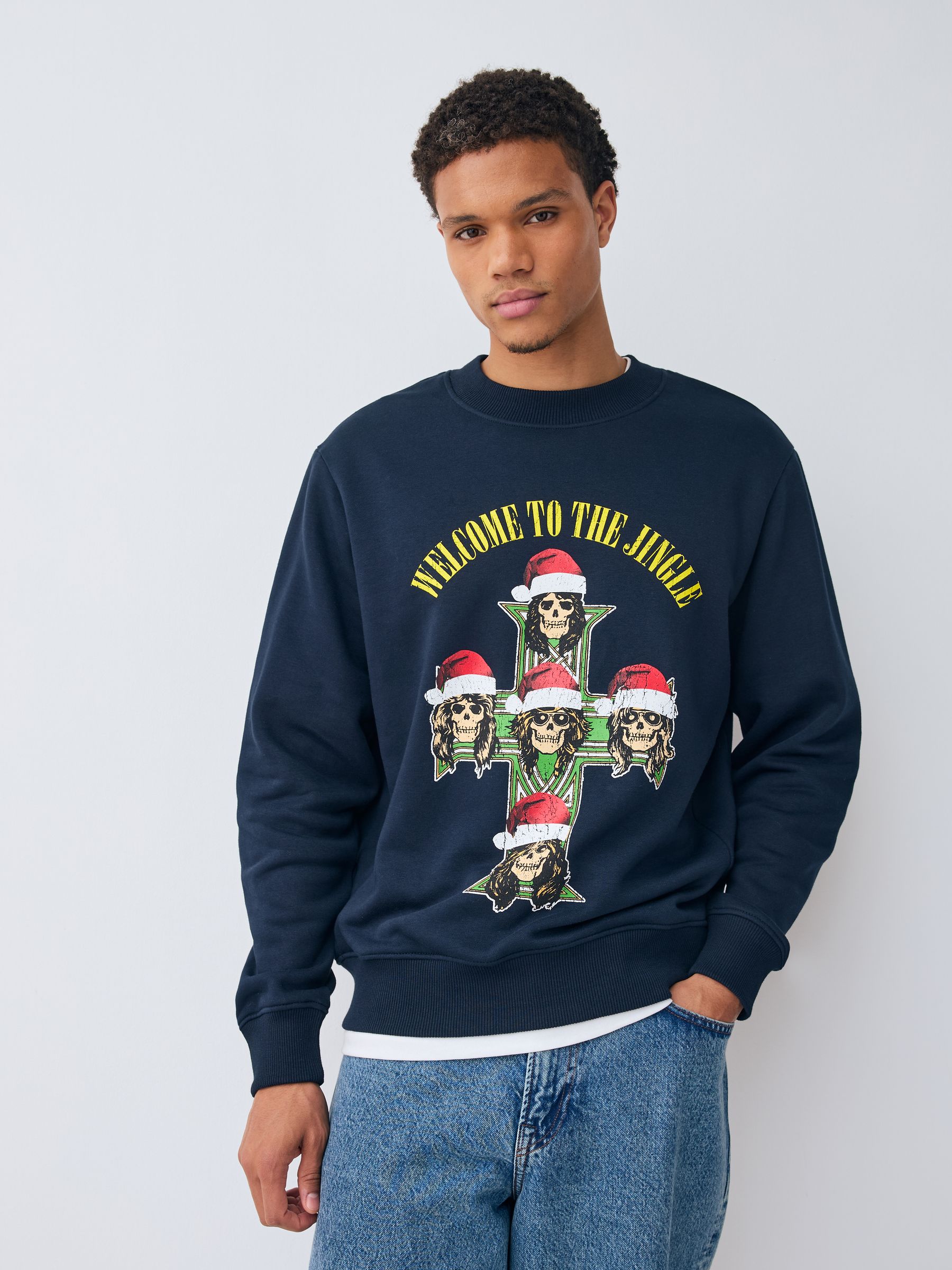 GUNS N' ROSES tシャツ　鬼フェード　襤褸 Glow In The Dark Robot Coffin T-Shirt - Guns N' Roses Official Store