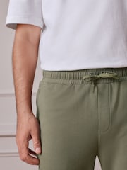 Χακί πράσινο - Φόρμες Signature Soft Touch Modal με ρεβέρ και Στενή γραμμή - Εικόνα 4 από 7