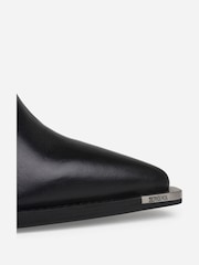 Bronx Black New Kole Leather Ankle Boots - Image 6 of 6