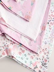 Pink ইউনিকর্ন - সংক্ষিপ্ত সংক্ষিপ্ত বিবরণ 5 প্যাক (2-16বছর) - 9এর মধ্যে 9 ছবি