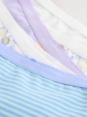 Blue/Navy Short Briefs 5 Pack (2-16yrs) - Image 8 of 9