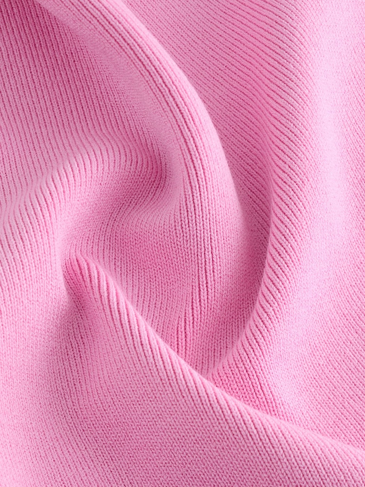 Bright Pink Backless Knitted Top - Image 7 of 7 Bright Pink Backless Knitted Top - Image 7 of 7