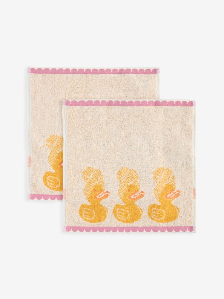 Set of 2 Duck Spa Face Cloths - تصویر 3 از 3