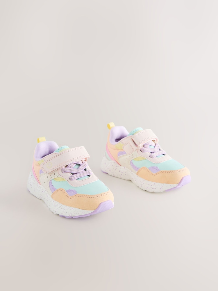 Multi Bright - Elastiske joggesko med snøring og berøringsfeste - Bilde 1 av 5 Multi Bright - Elastiske joggesko med snøring og berøringsfeste - Bilde 1 av 5