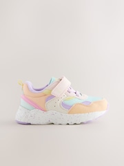 Multi Bright - Elastiske joggesko med snøring og berøringsfeste - Bilde 3 av 5