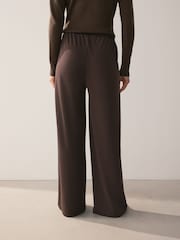 Chocolate Brown Wide Leg Trousers - Image 3 of 7