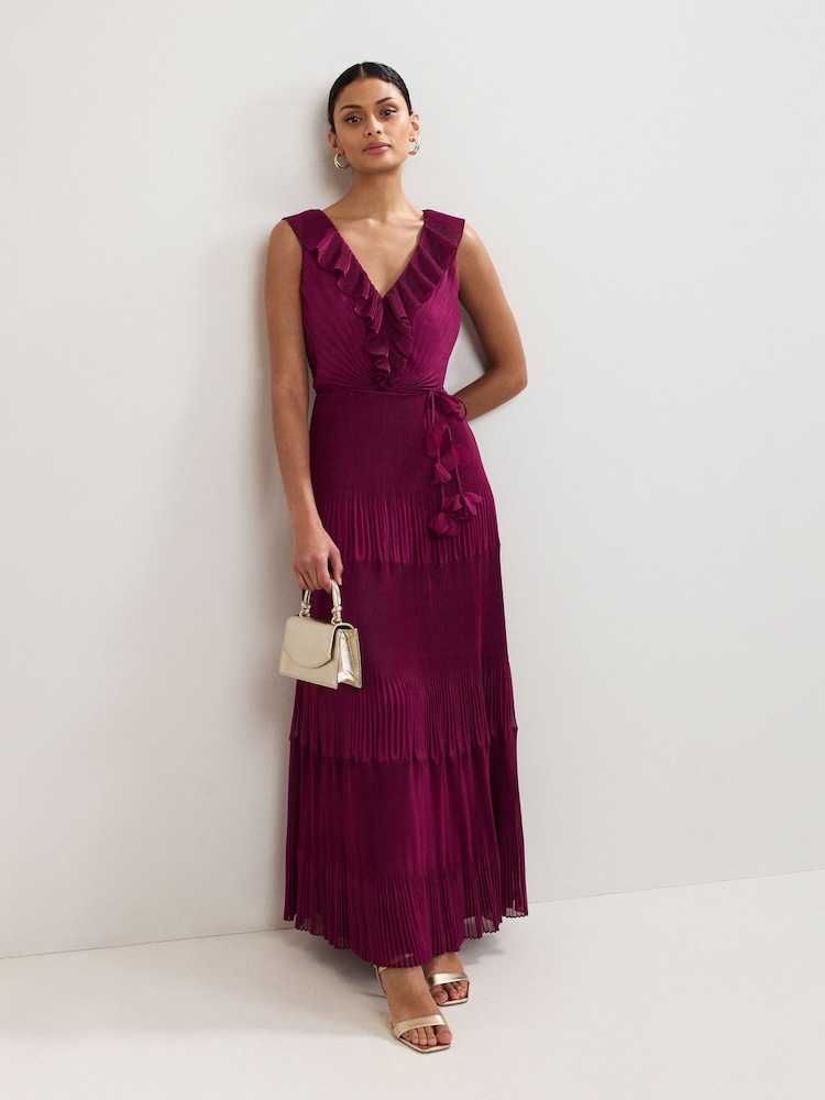 Phase Eight Red Klana Dress - Image 1 of 7
