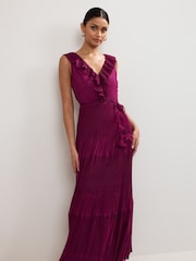 Phase Eight Red Klana Dress - Image 3 of 7