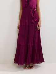 Phase Eight Red Klana Dress - Image 5 of 7