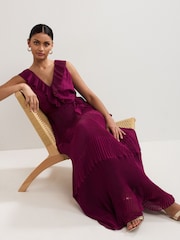 Phase Eight Red Klana Dress - Image 6 of 7