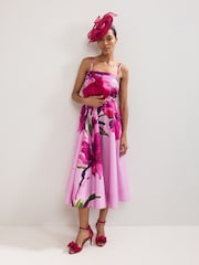 Phase Eight Pink Satin Cloud Clutch - Image 2 of 7