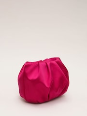 Phase Eight Pink Satin Cloud Clutch - Image 7 of 7