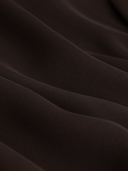 Chocolate Brown Midi Wrap Skirt - Image 8 of 8