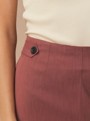 Terracotta Soft Touch Palazzo Trousers - Image 5 of 8