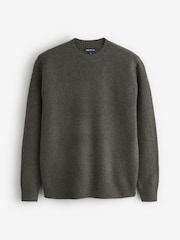 Brown Knitted Crewneck Jumper - Image 1 of 1