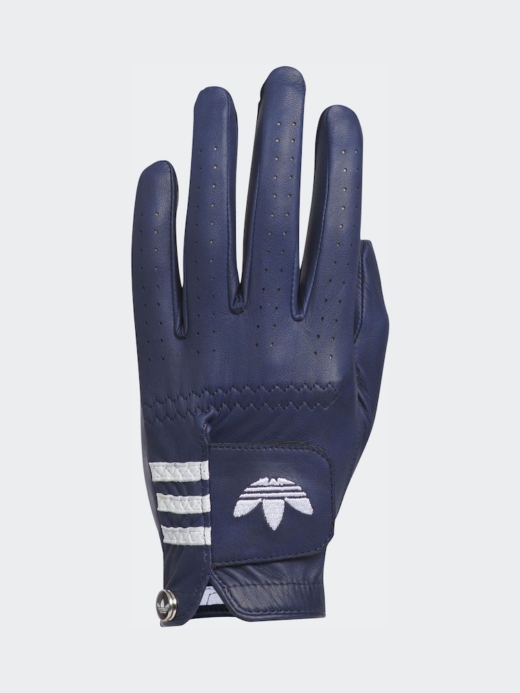 adidas Golf Navy Originals Leather Gloves - Image 1 of 4 adidas Golf Navy Originals Leather Gloves - Image 1 of 4