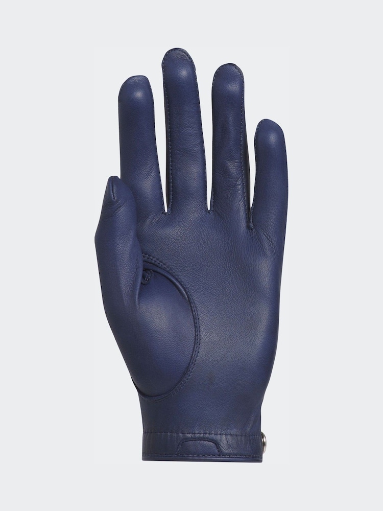 adidas Golf Navy Originals Leather Gloves - Image 2 of 4 adidas Golf Navy Originals Leather Gloves - Image 2 of 4