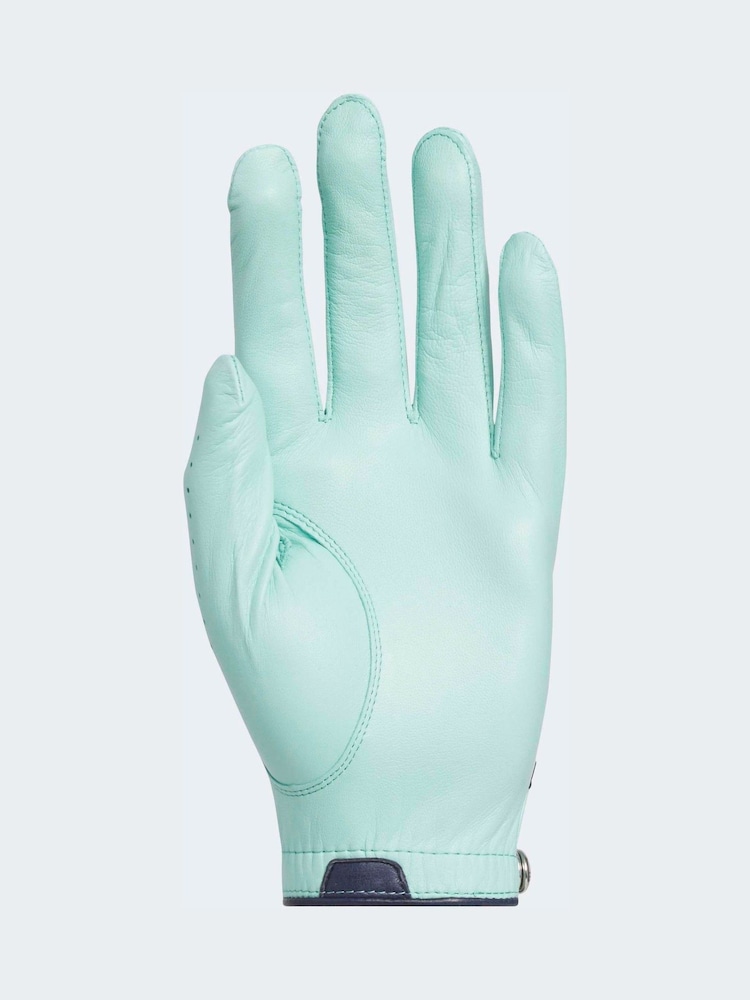 adidas Golf Mint Green Originals Leather Gloves - Image 2 of 4