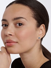 Ted Baker Silver Gemme: Crystal Gem Cluster Stud Earrings - Image 5 of 5
