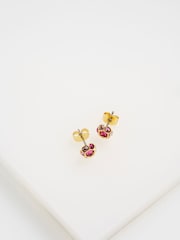 Ted Baker Gold Tone Gemme: Crystal Gem Cluster Stud Earrings - Image 1 of 5