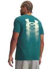 Under Armour Green Blur Logo Short Sleeve T-Shirt - Image 2 of 3