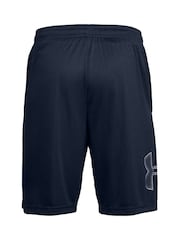 Under Armour Blue Tech Graphic Shorts - Image 6 of 6