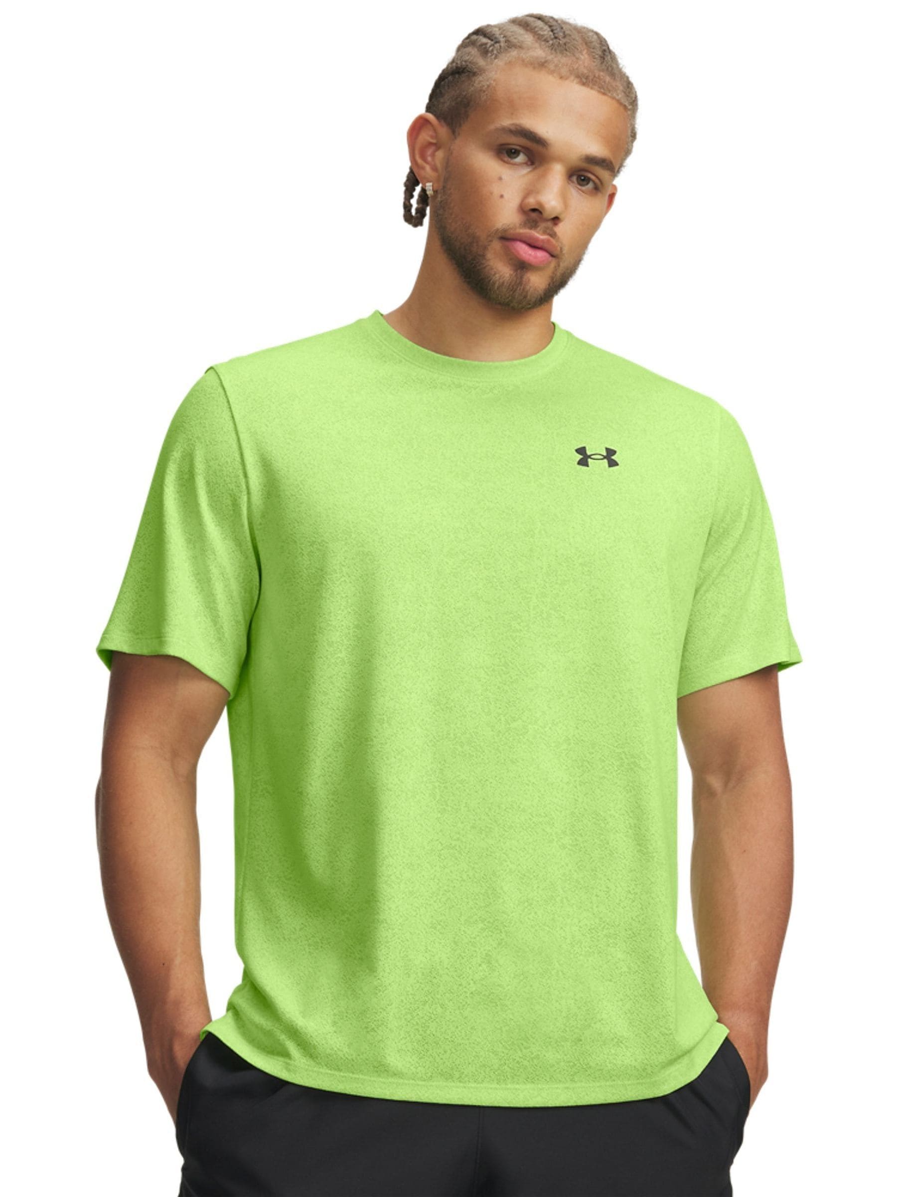Under Armour NEC Green Rockets Tシャツ Satın al Yeşil - Under Armour Teknik Kısa Kollu Sıfır yaka Tişört