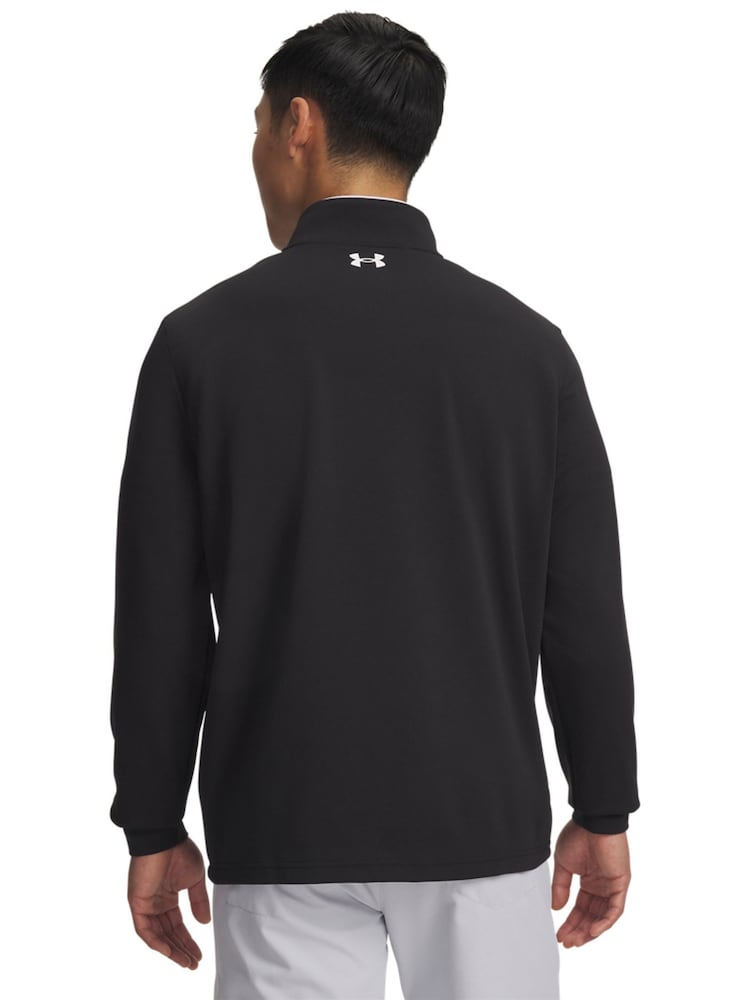 Under Armour Black UA MatchPlay 1/4 Zip Sweat Top - Image 2 of 3