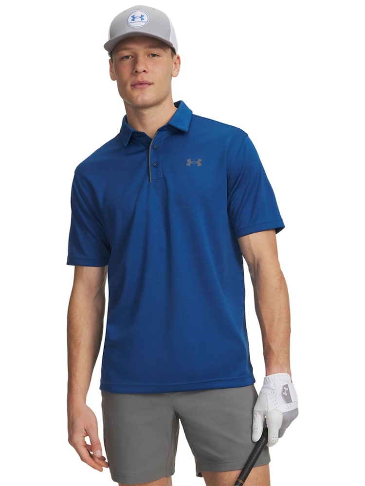 Under Armour Blue Tech Polo Shirt - Image 1 of 3
