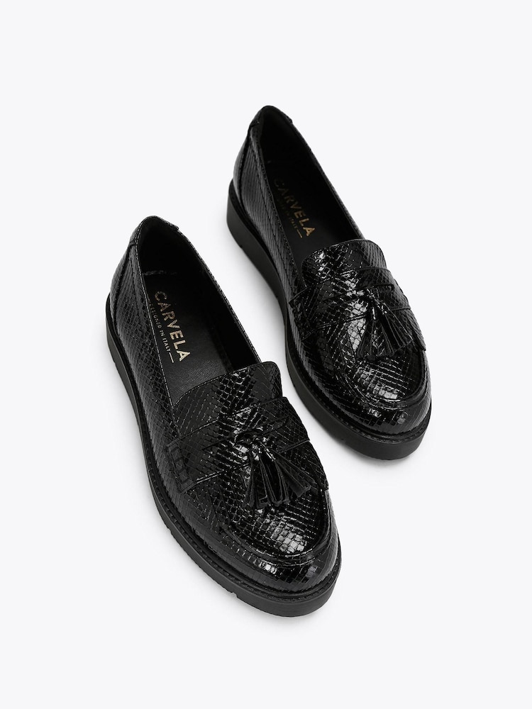 Carvela Sky Tassel Black Shoes - Imagem 2 de 4