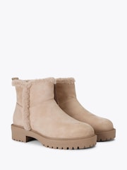 Carvela Cosy Ankle Nude Boots - Image 3 of 4